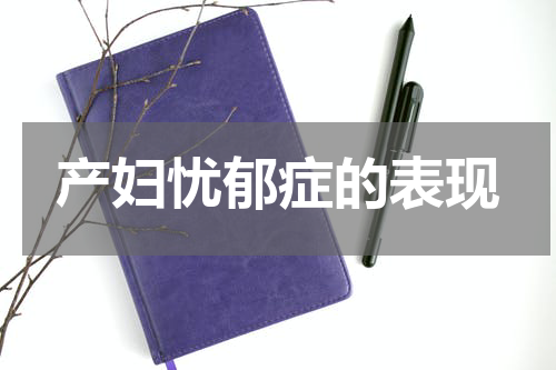 产妇忧郁症的表现