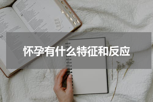 怀孕有什么特征和反应