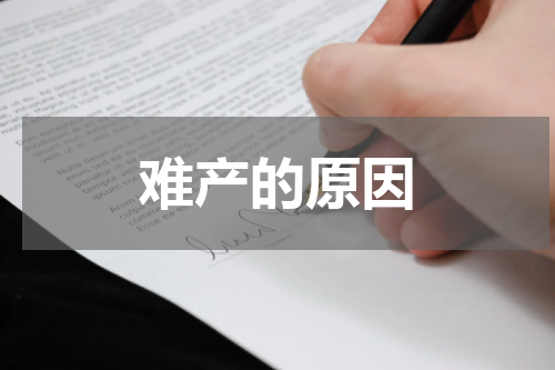 难产的原因