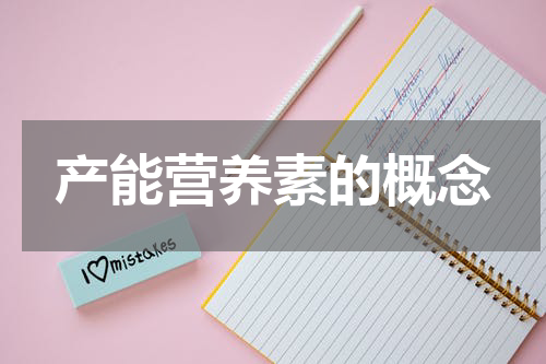 产能营养素的概念