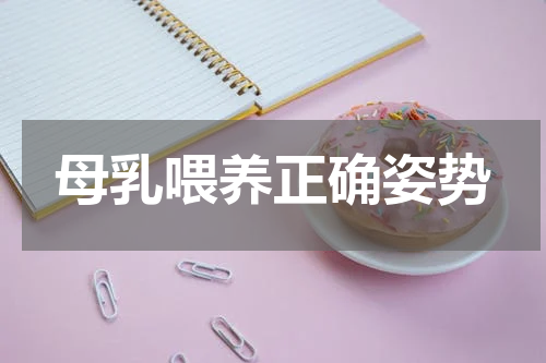 母乳喂养正确姿势